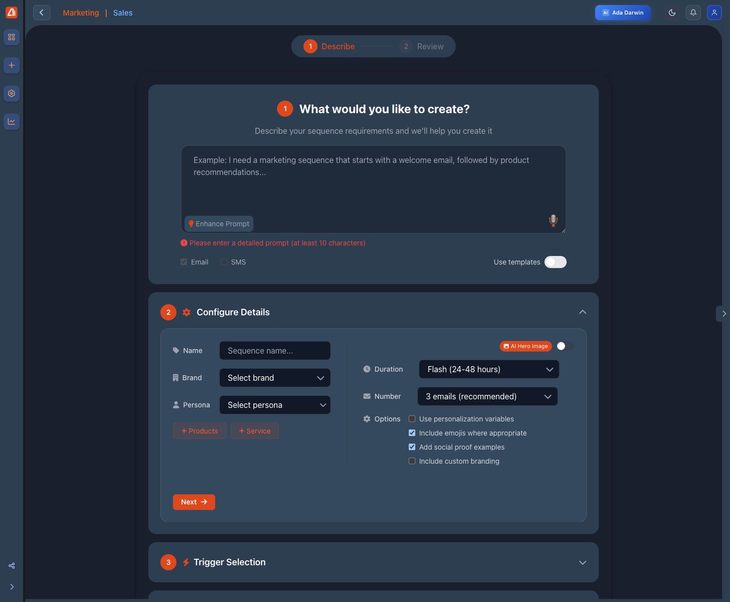 Email Sequence Builder