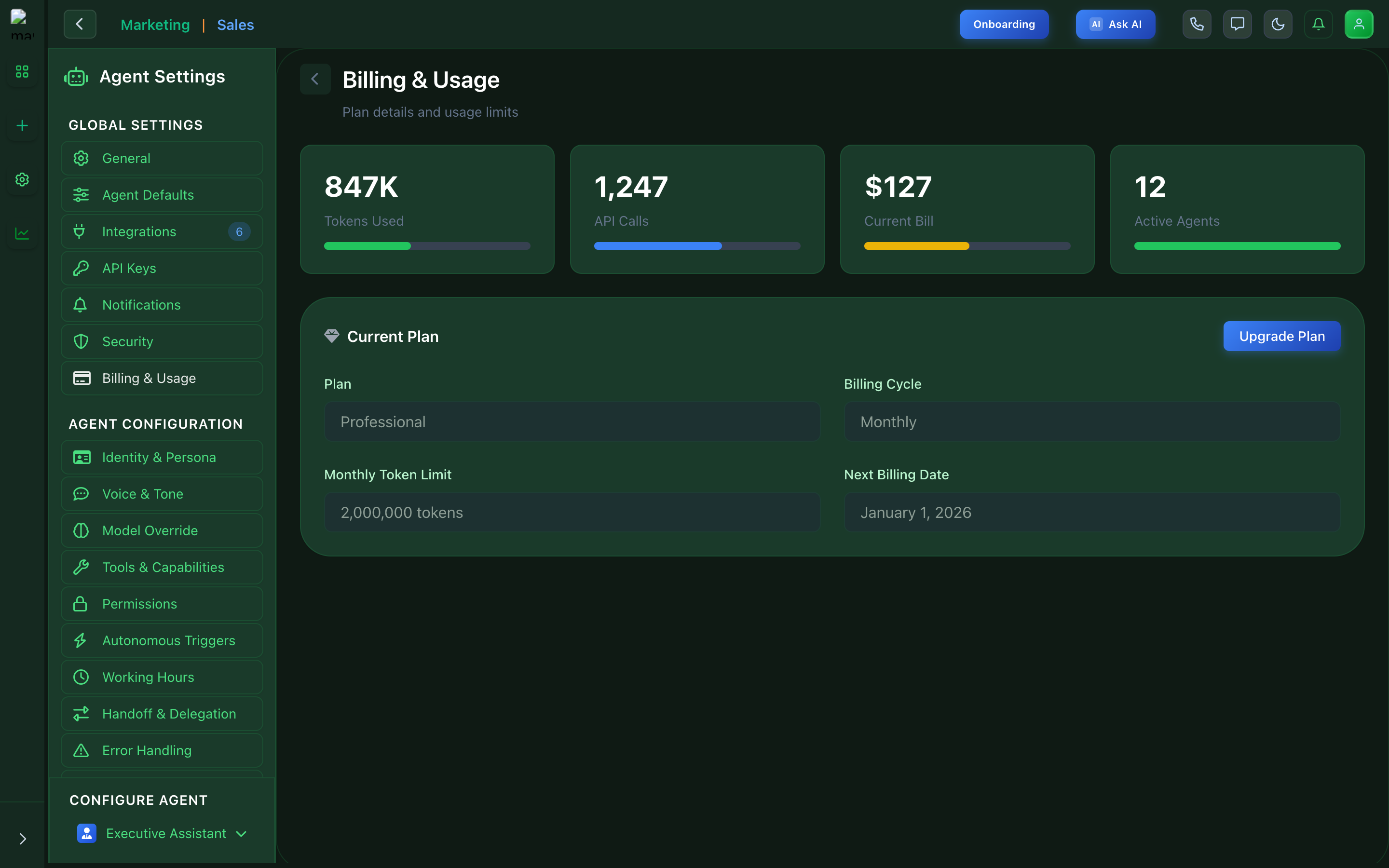 Billing & Usage