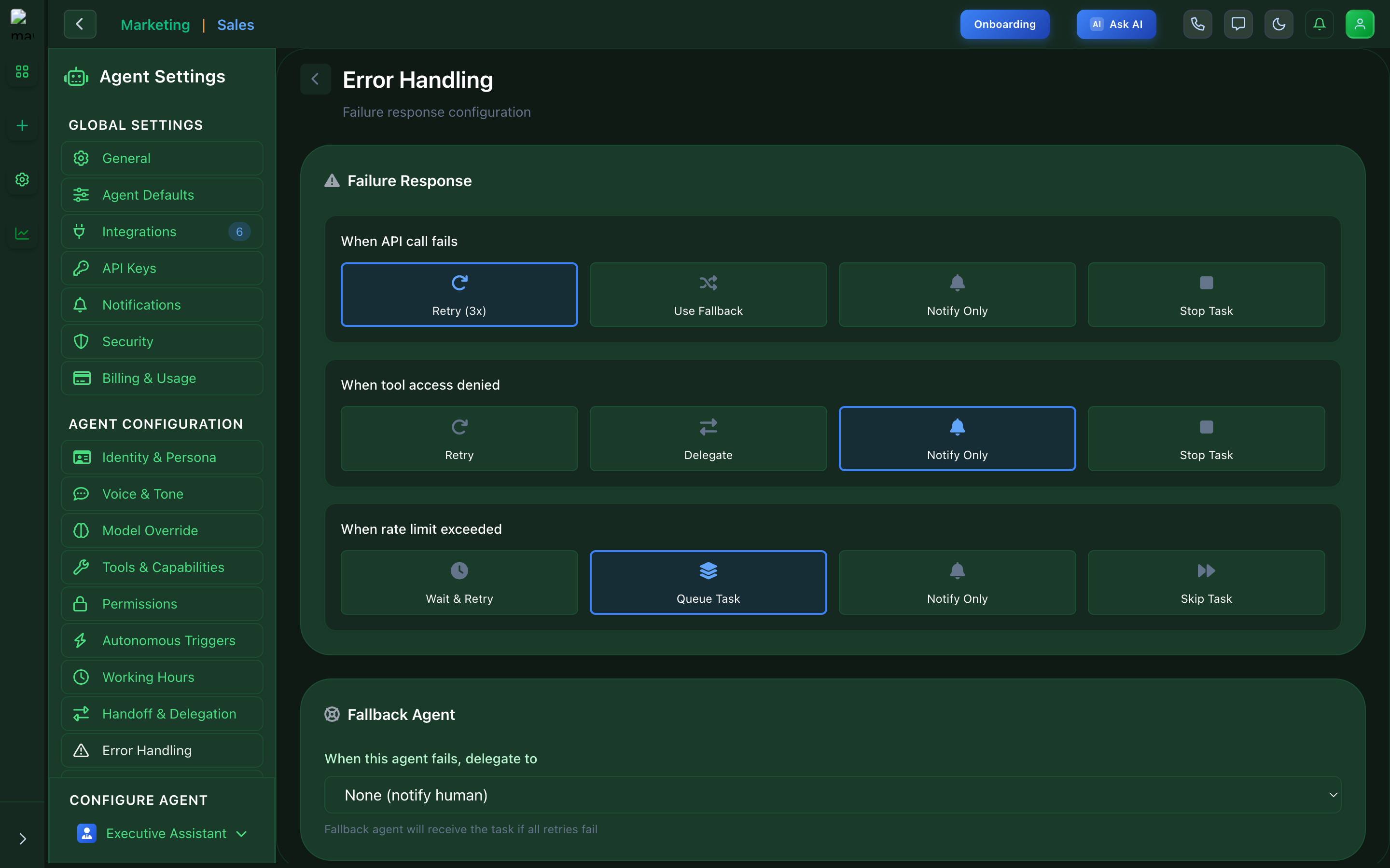 Error Handling