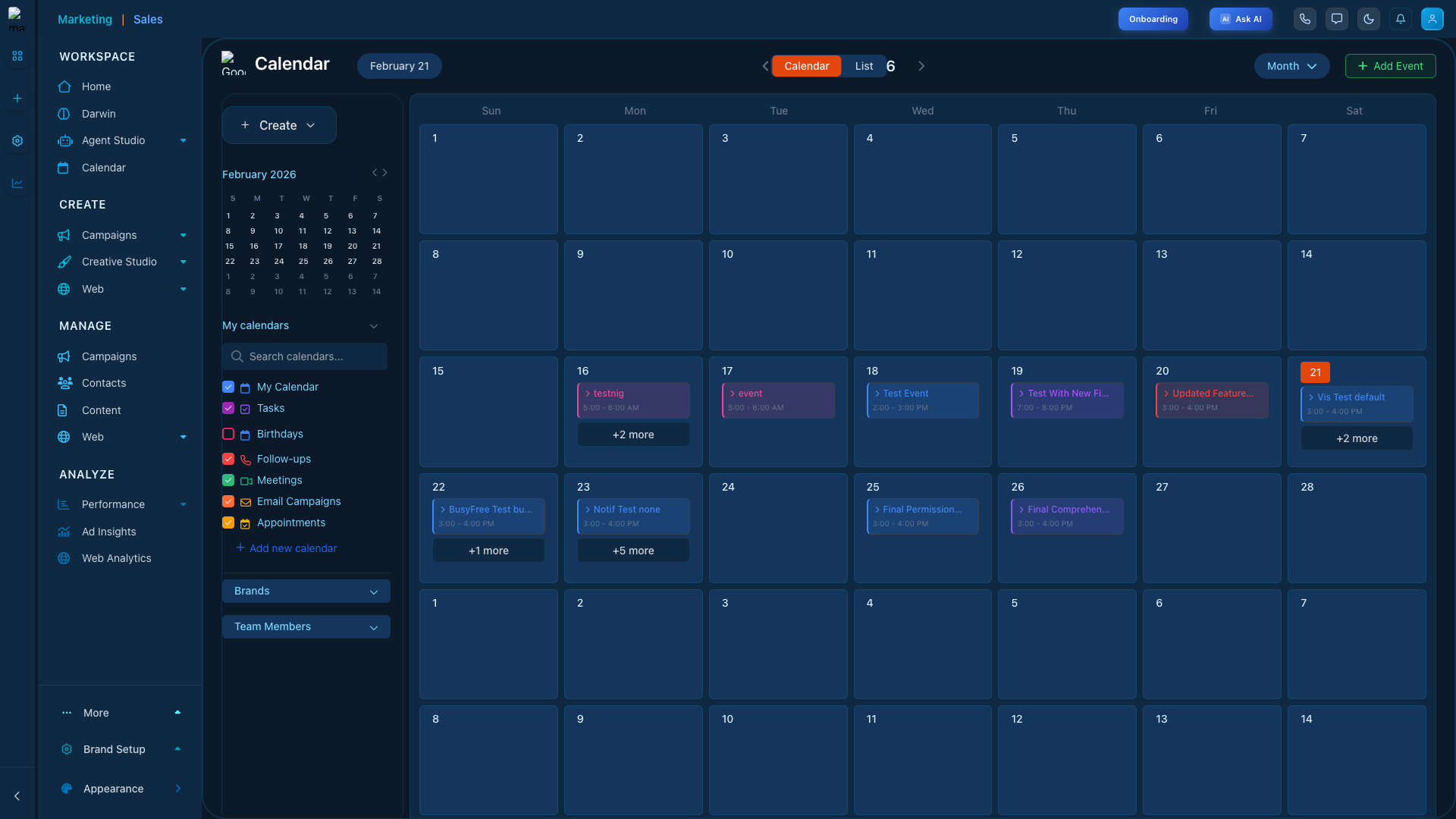 Calendar Week
