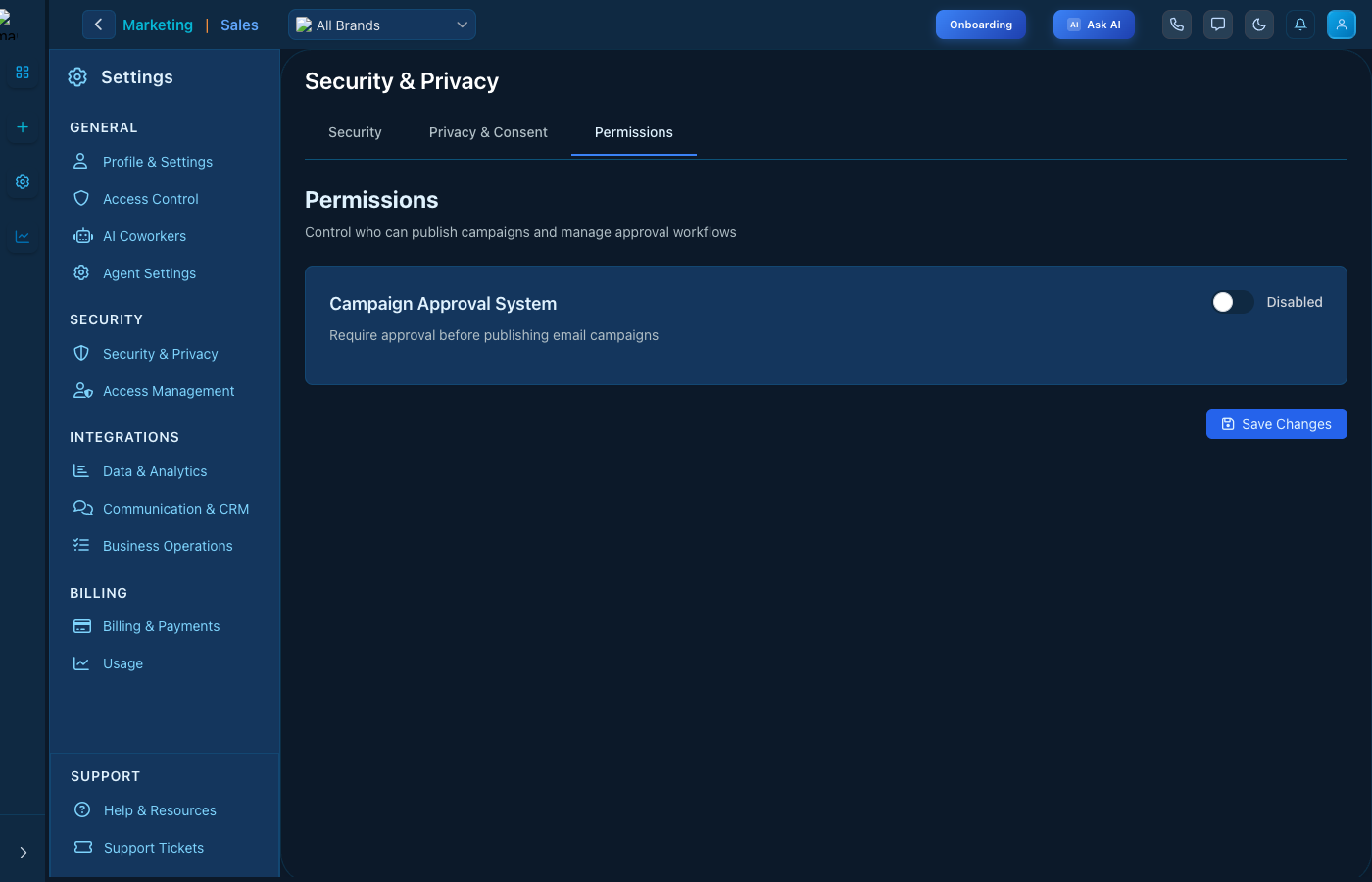 Security & Privacy - Permissions