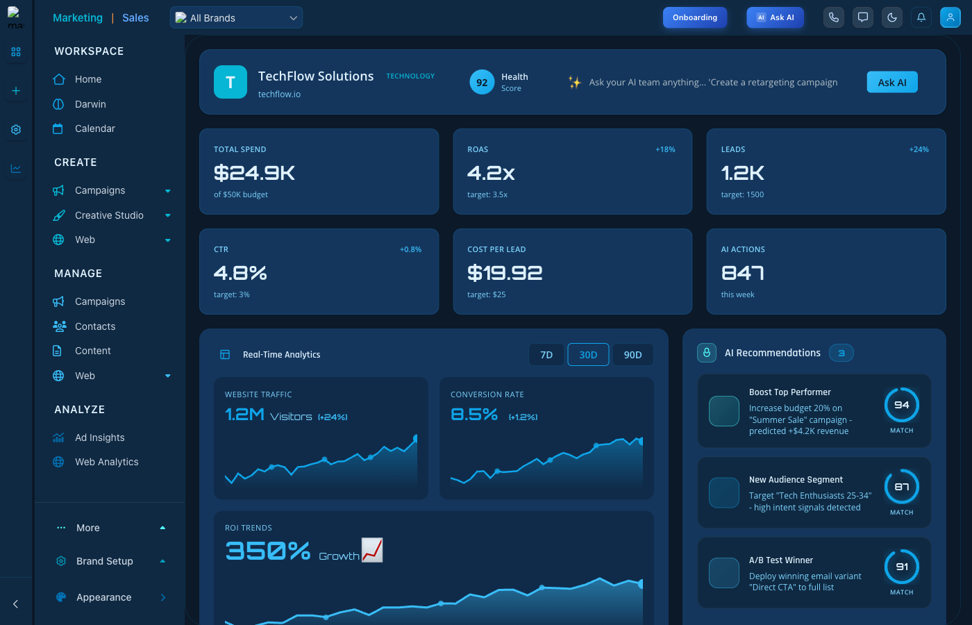 Web Builder Interface